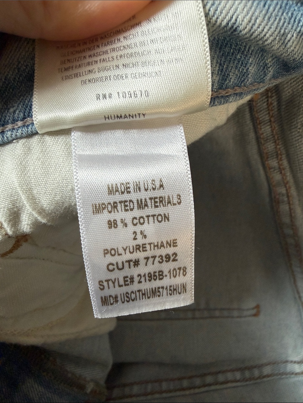 Citizens of Humanity Genova Low Rise Bootcut Jeans in Villa light wash sz 26 - Picture 15 of 16